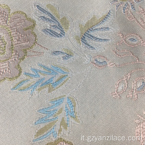 Tessuto jacquard personalizzato tessuto materasso floreale